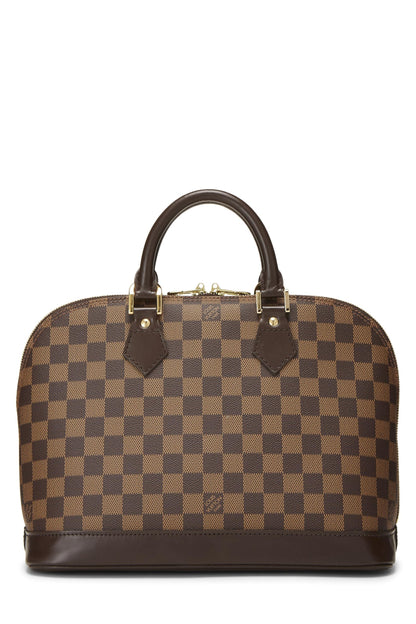 Louis Vuitton,  Damier Ebene Alma PM, Brown
