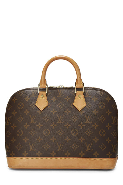 Louis Vuitton,  Monogram Canvas Alma PM, Brown
