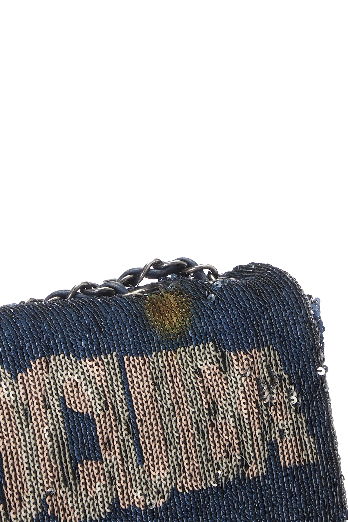 Chanel,  Paris-Cuba Navy Sequin Classic Flap Bag Medium, Navy