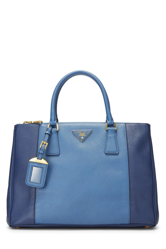 Prada,  Blue Saffiano Executive Tote Medium, Blue