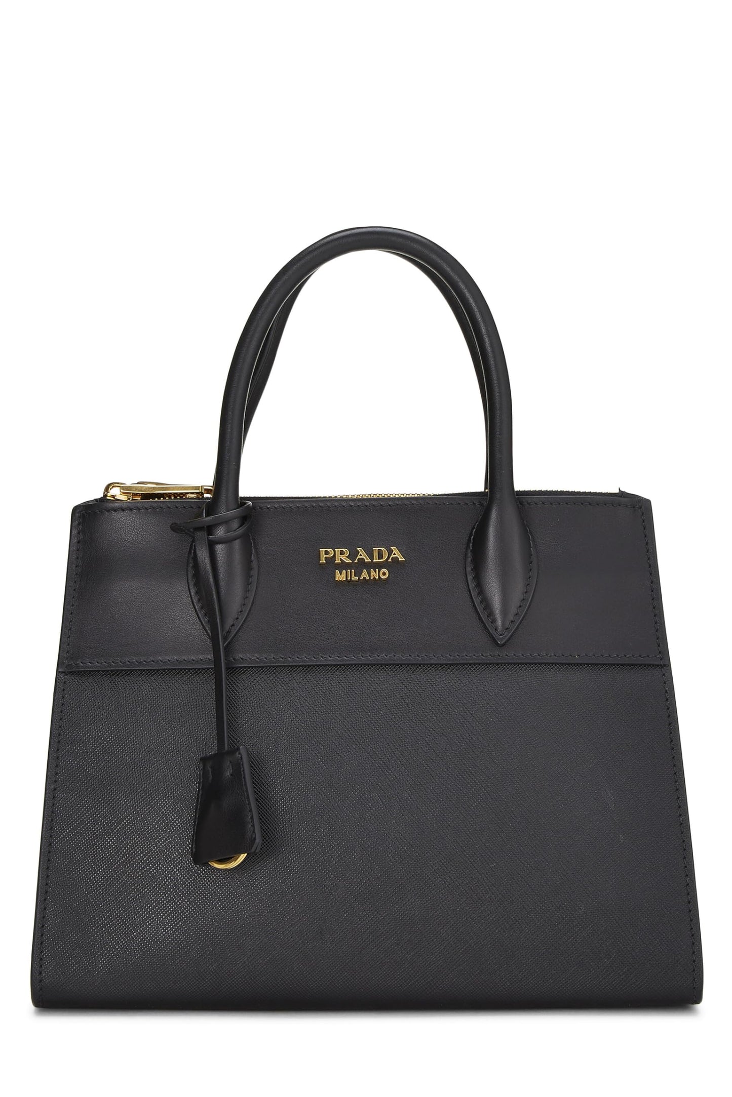Prada,  Black City Paradigme Handbag Small, Black