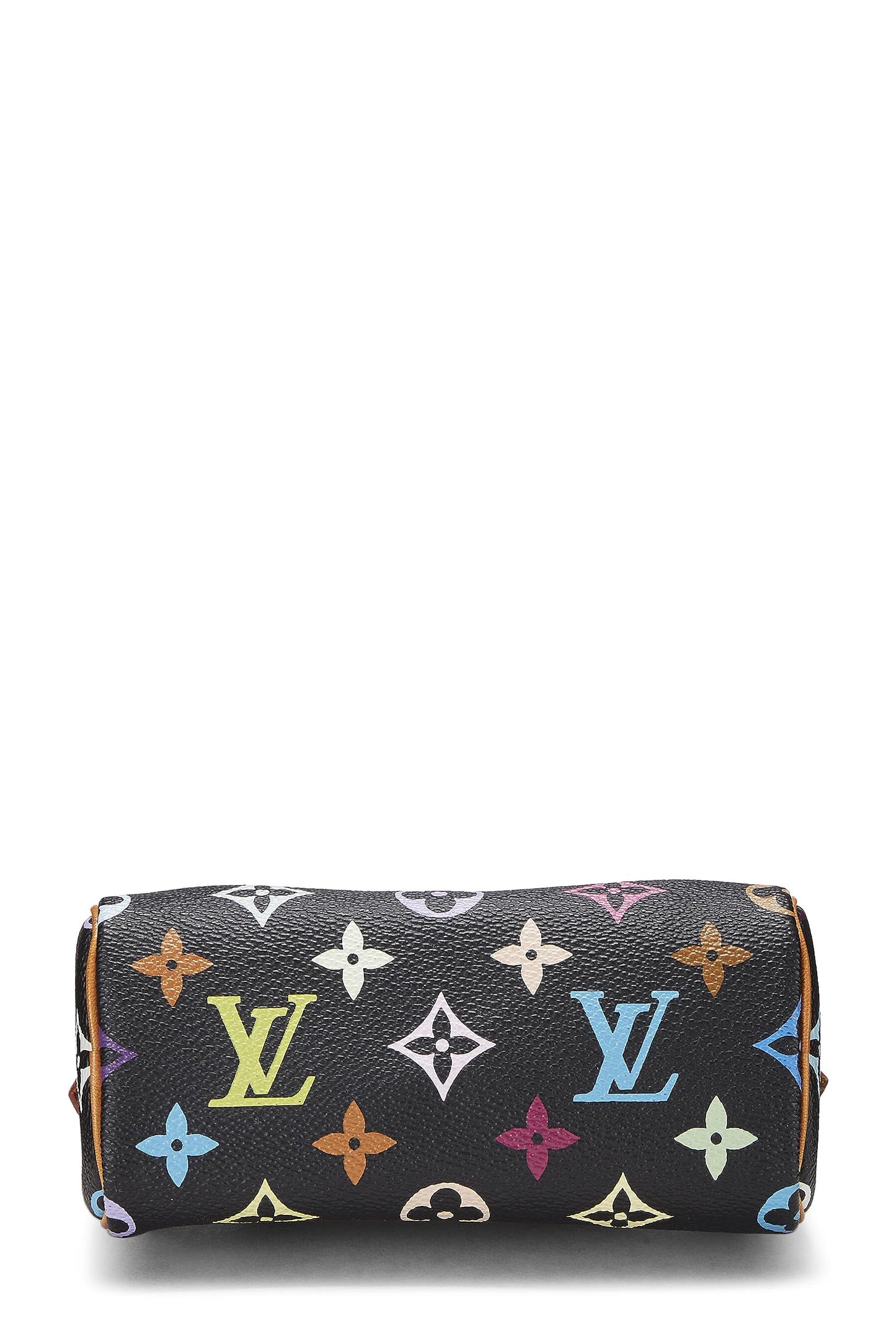 Louis Vuitton,  Takashi Murakami x Louis Vuitton Black Monogram Multicolore HL Speedy Mini, Black