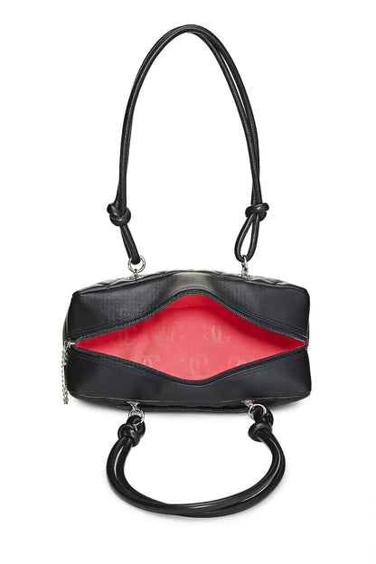 Chanel,  Black Calfskin Cambon Ligne Bowler, Black