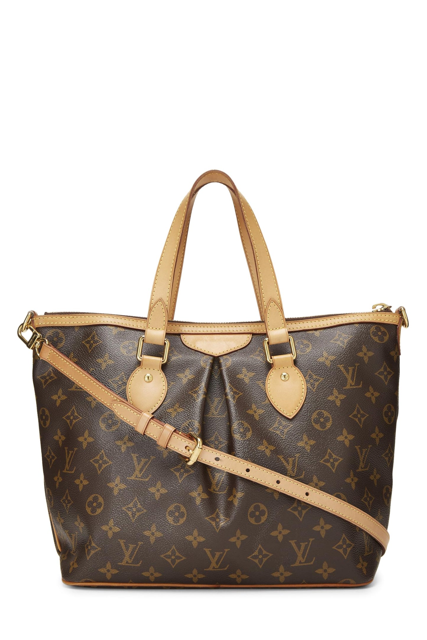 Louis Vuitton,  Monogram Canvas Palermo PM, Brown