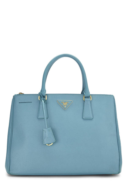 Prada,  Blue Saffiano Executive Tote Medium, Blue