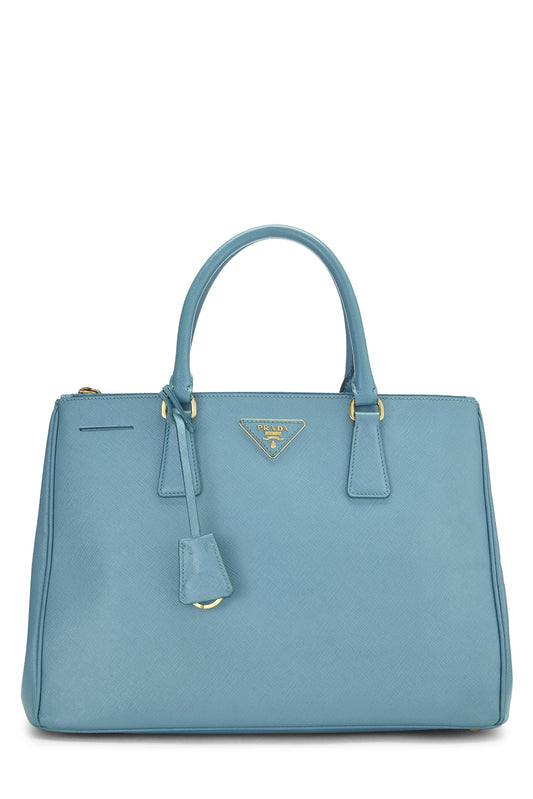Prada,  Blue Saffiano Executive Tote Medium, Blue