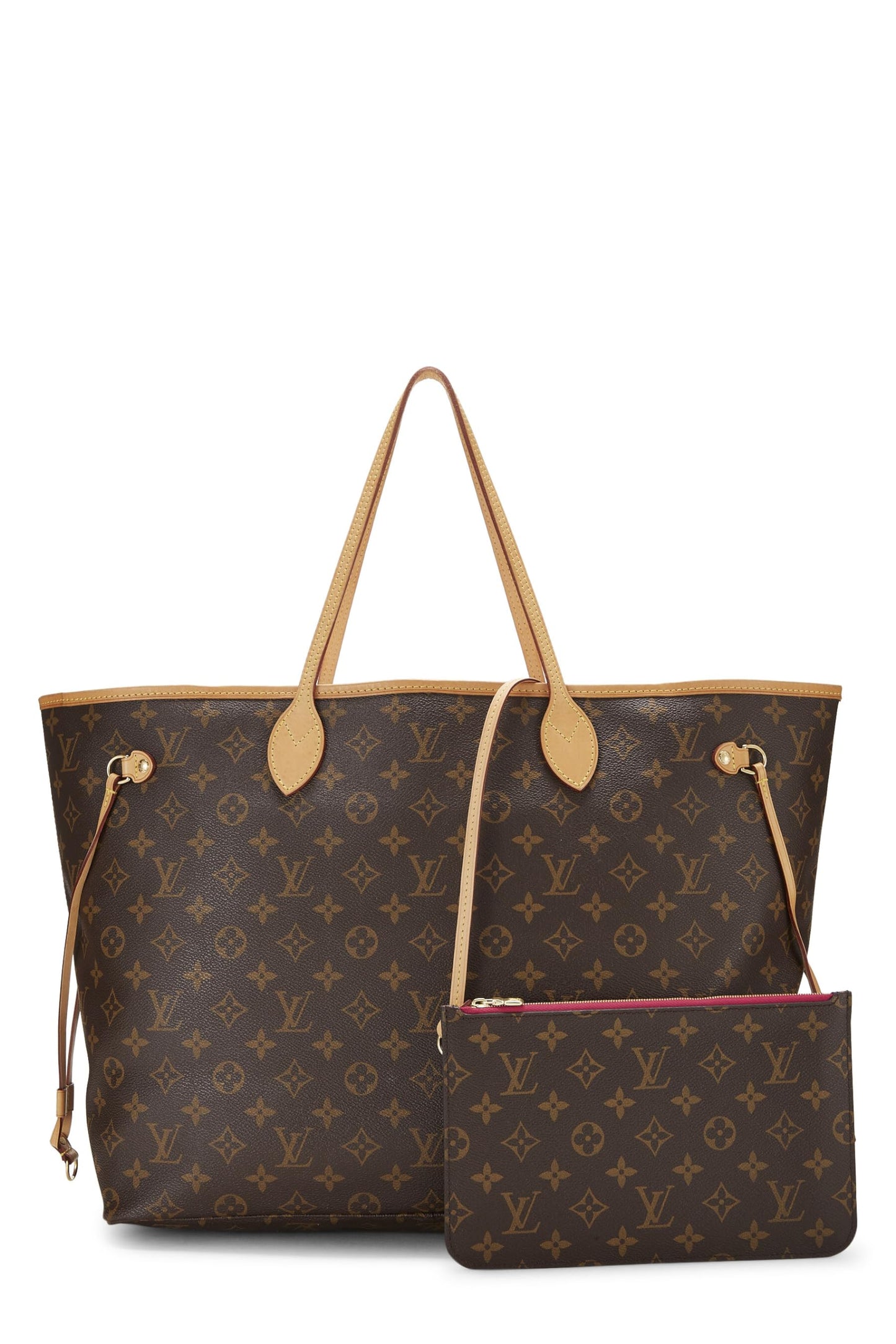 Louis Vuitton,  Raspberry Monogram Canvas Neverfull GM NM, Pink