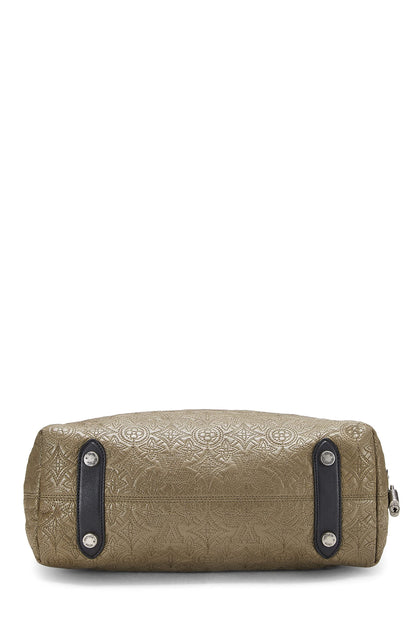 Louis Vuitton,  Green Monogram Antheia Leather Hobo PM, Green