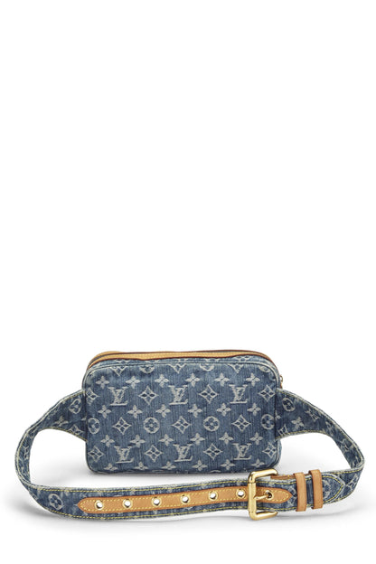 Louis Vuitton,  Monogram Denim Bumbag, Blue