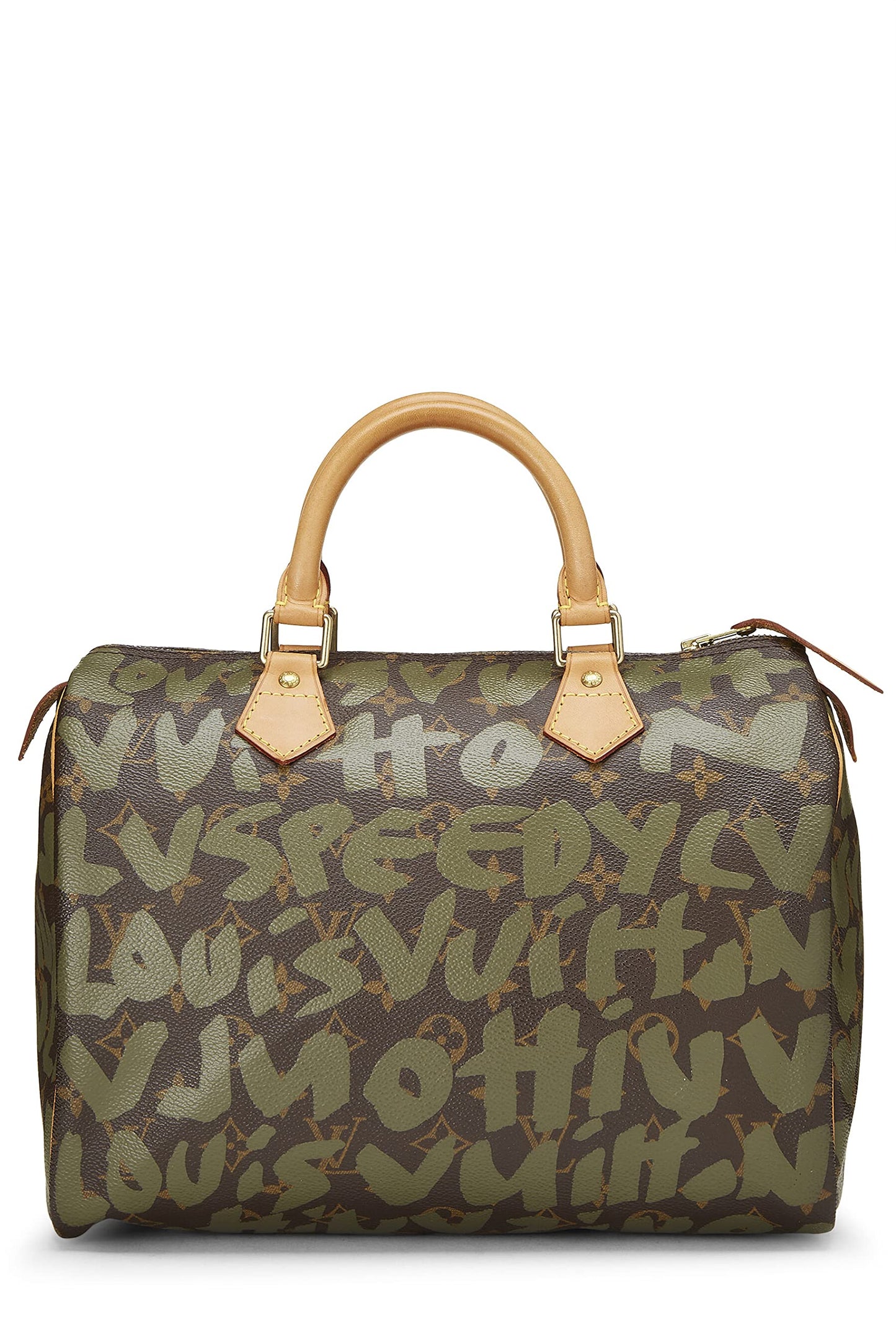 Louis Vuitton,  Stephen Sprouse x Louis Vuitton Monogram Green Graffiti Speedy 30, Green