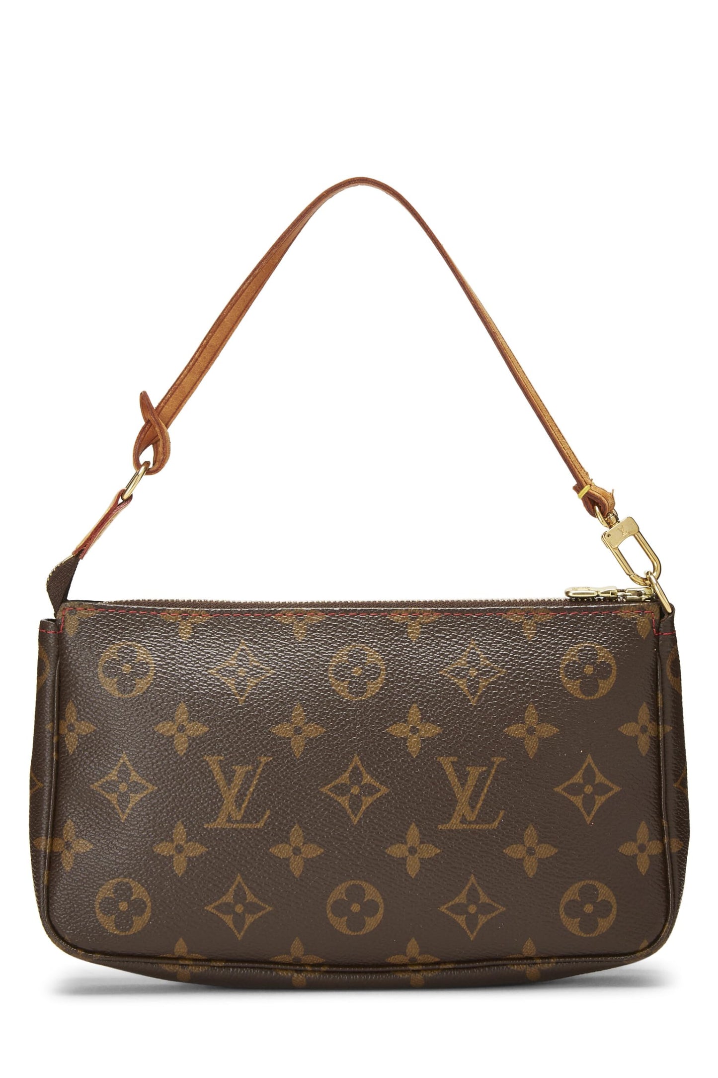 Louis Vuitton,  Takashi Murakami x Louis Vuitton Monogram Cerise Canvas Pochette, Brown
