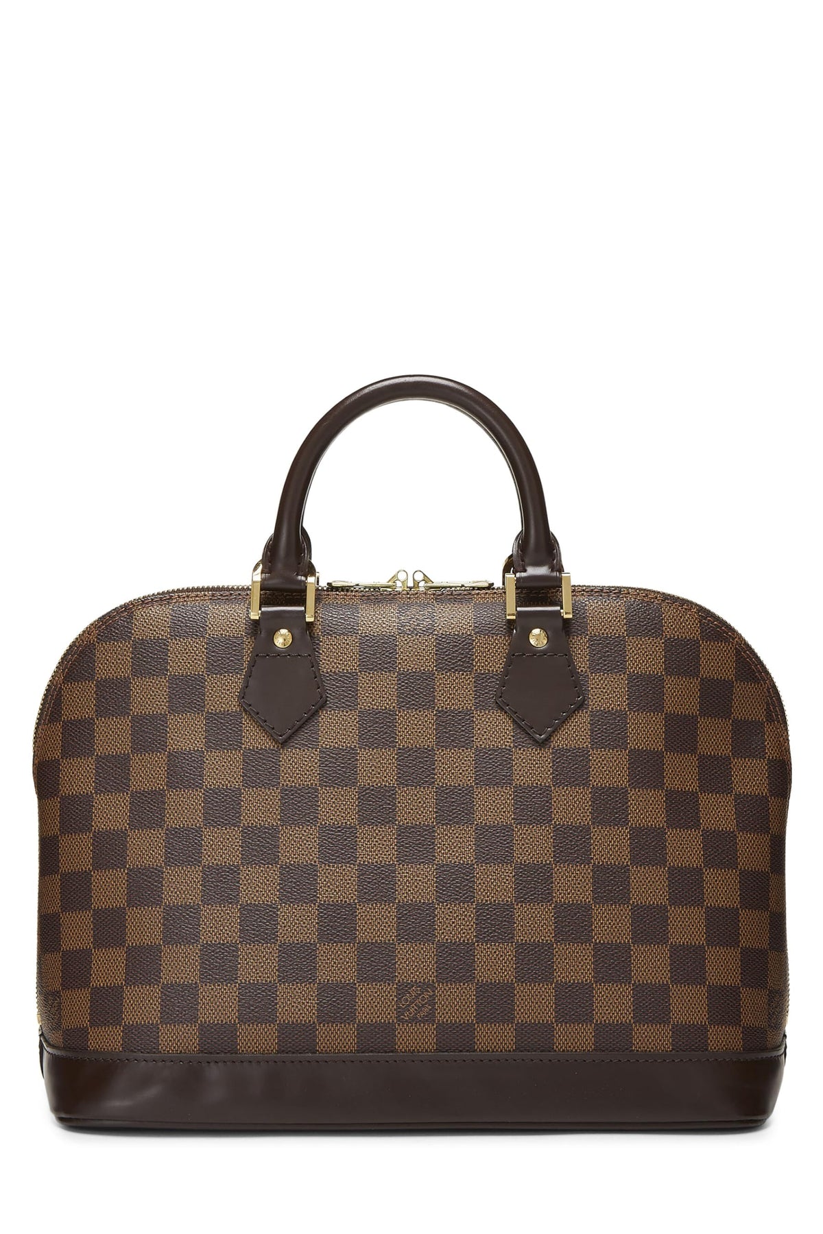Louis Vuitton,  Damier Ebene Alma PM, Brown