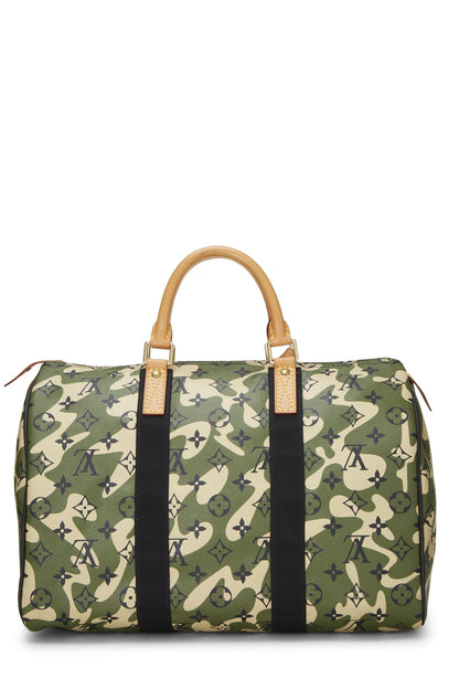 Louis Vuitton,  Takashi Murakami x Louis Vuitton Monogramouflage Speedy 35, Green