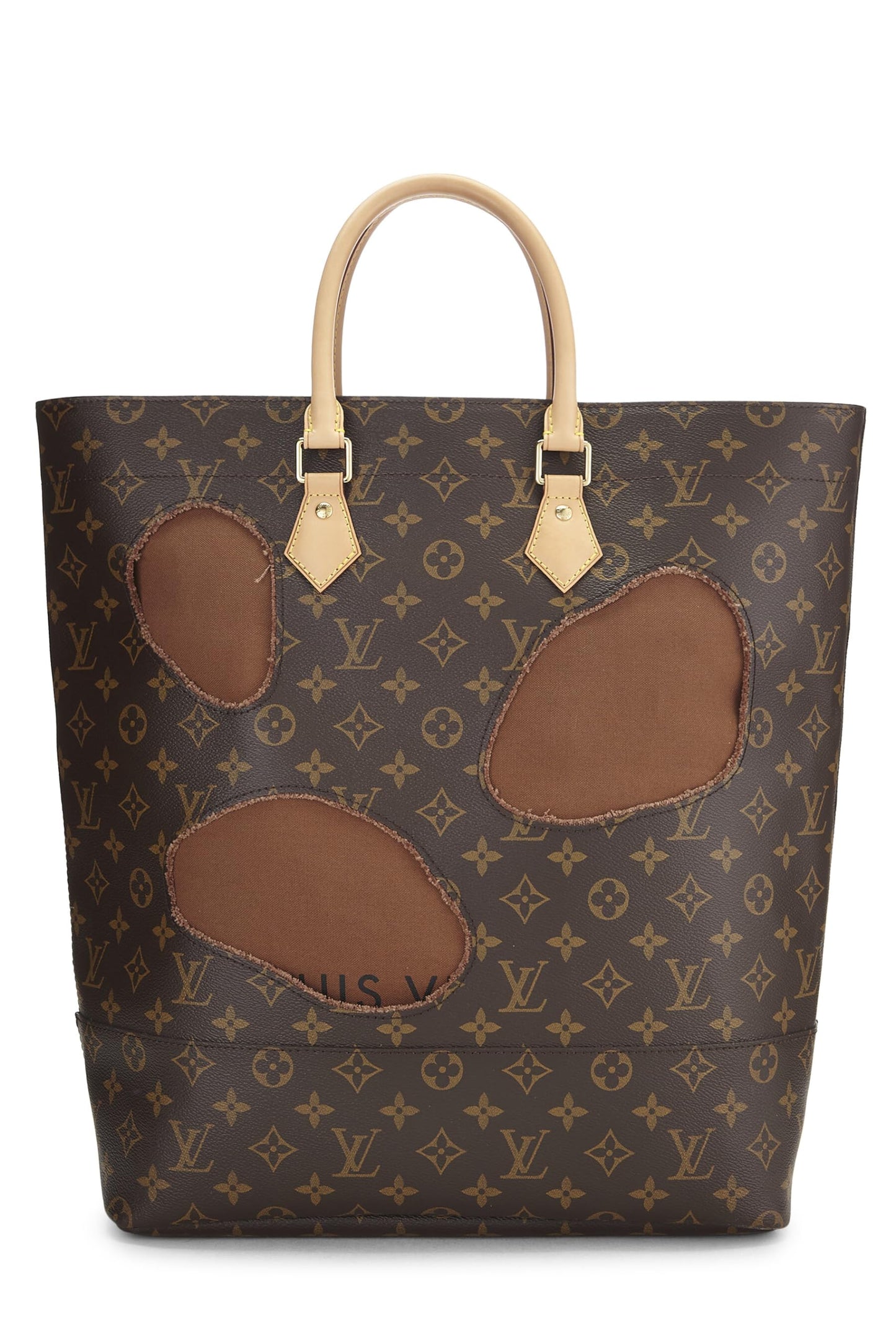 Louis Vuitton,  Comme des Garçons x Louis Vuitton Monogram Bag with Holes, Brown