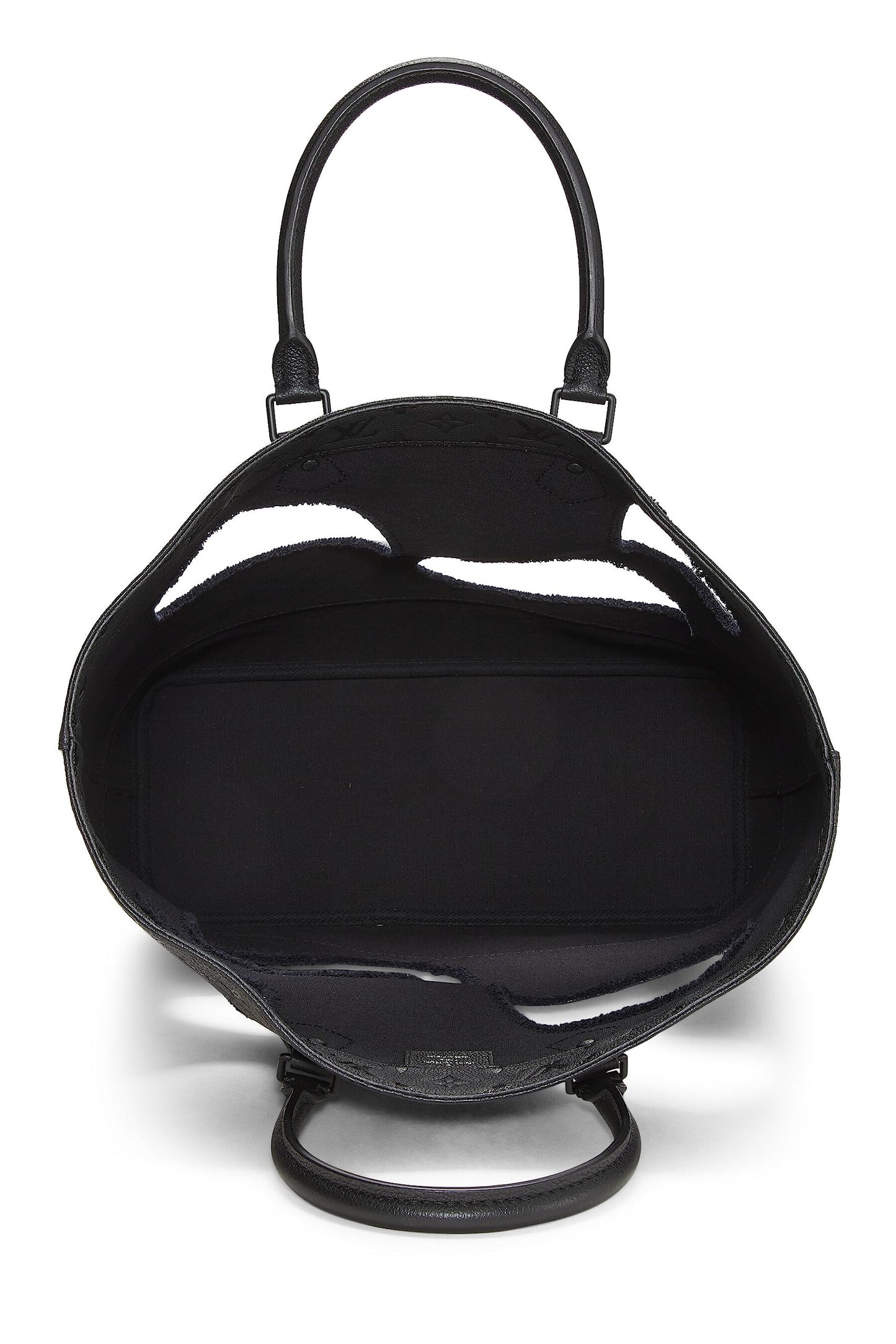 Louis Vuitton,  COMME DES GARÇONS x Louis Vuitton Black Monogram Empreinte Bag with Holes, Black