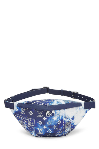 Louis Vuitton,  Blue Monogram Bandana Discovery Bumbag, Blue