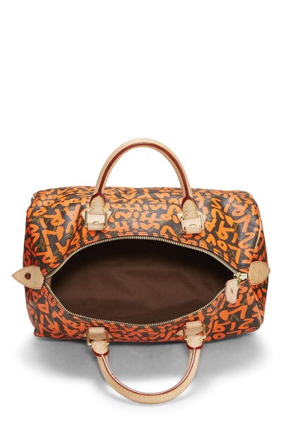 Louis Vuitton,  Stephen Sprouse x Louis Vuitton Orange Graffiti Speedy 30, Orange