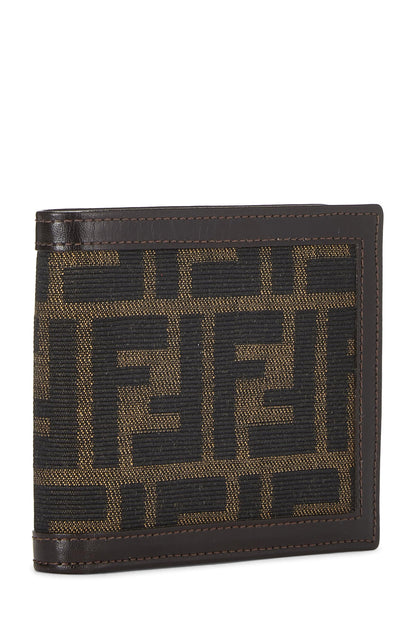 Fendi,  Brown Zucca Coated Canvas Wallet, Brown