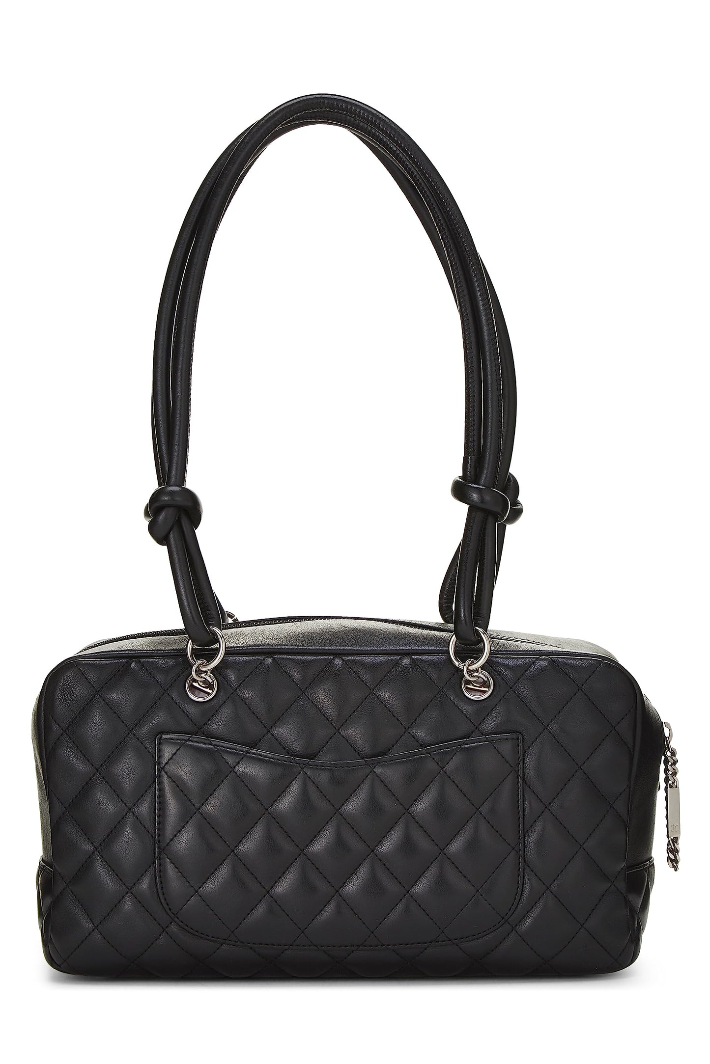 Chanel,  Black Calfskin Cambon Ligne Bowler, Black