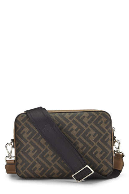 Fendi,  Brown Zucca Coated Canvas Camera Bag Medium, Brown