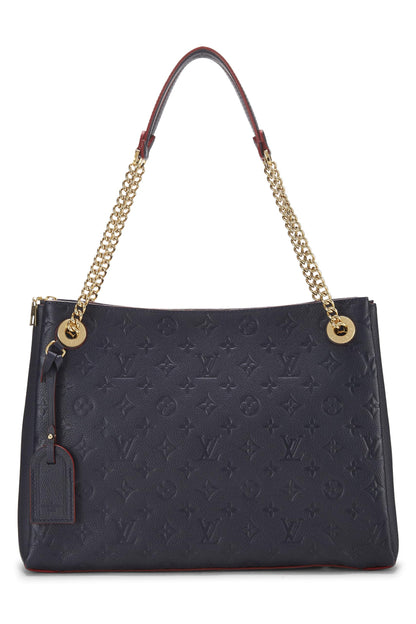 Louis Vuitton,  Blue Infini Monogram Empreinte Surene MM, Navy