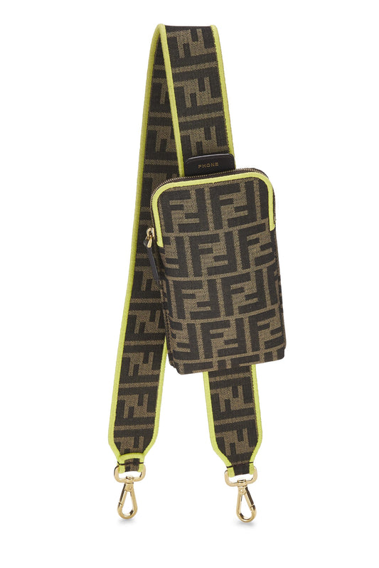 Fendi,  Yellow Zucca Coated Canvas 1974 Strap You, Yellow