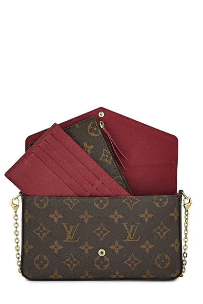 Louis Vuitton,  Monogram Canvas Felicie, Brown
