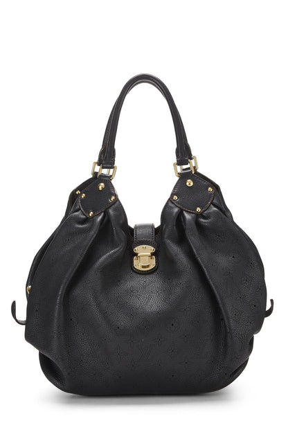 Louis Vuitton,  Black Monogram Mahina Large, Black