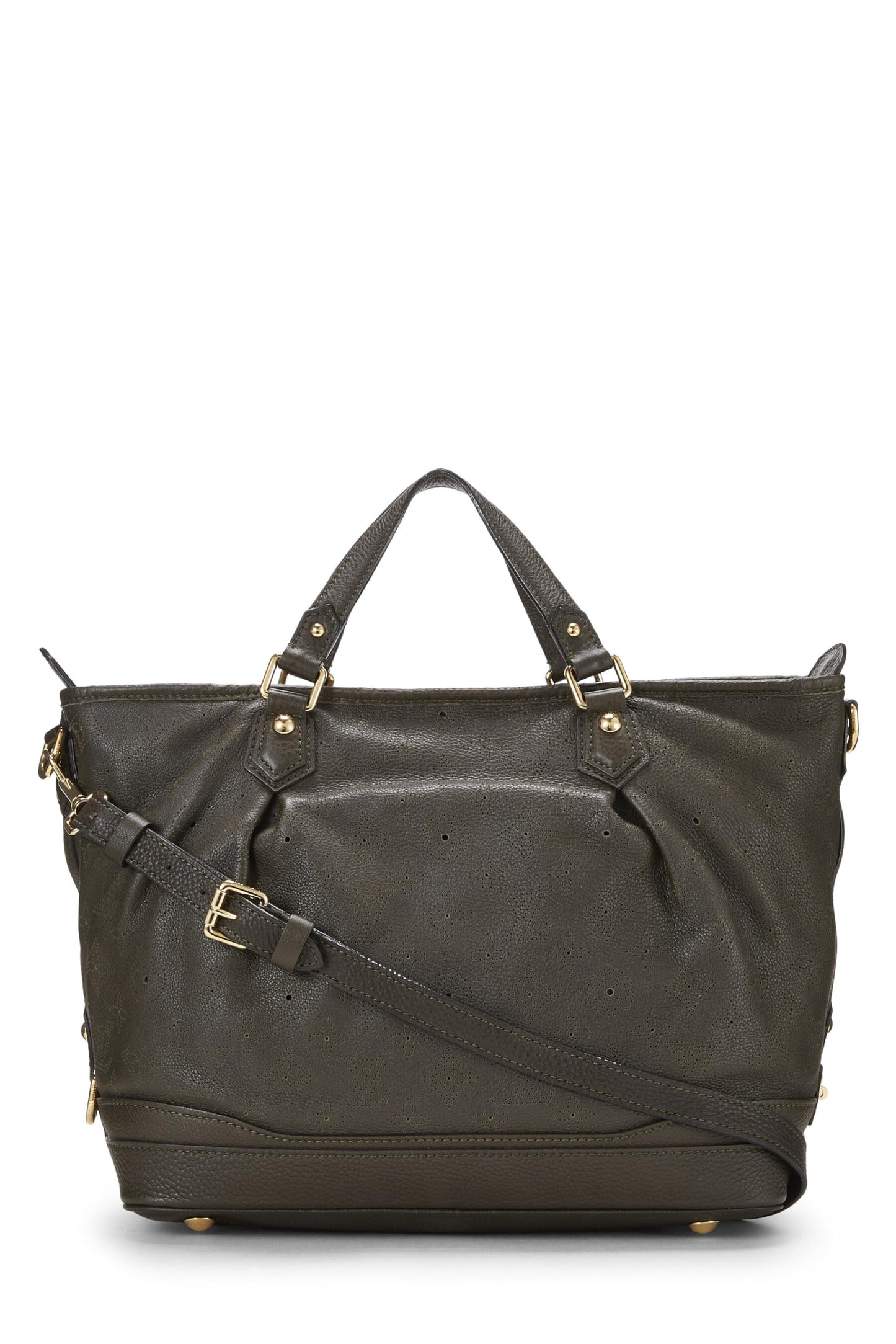 Louis Vuitton,  Green Monogram Mahina Leather Stellar PM, Green