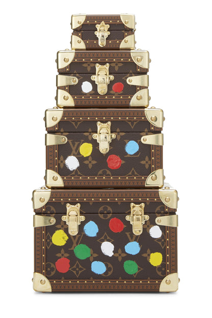 Louis Vuitton,  Yayoi Kusama x Louis Vuitton Monogram Multicolor Dots Malle Pyramide, Multi