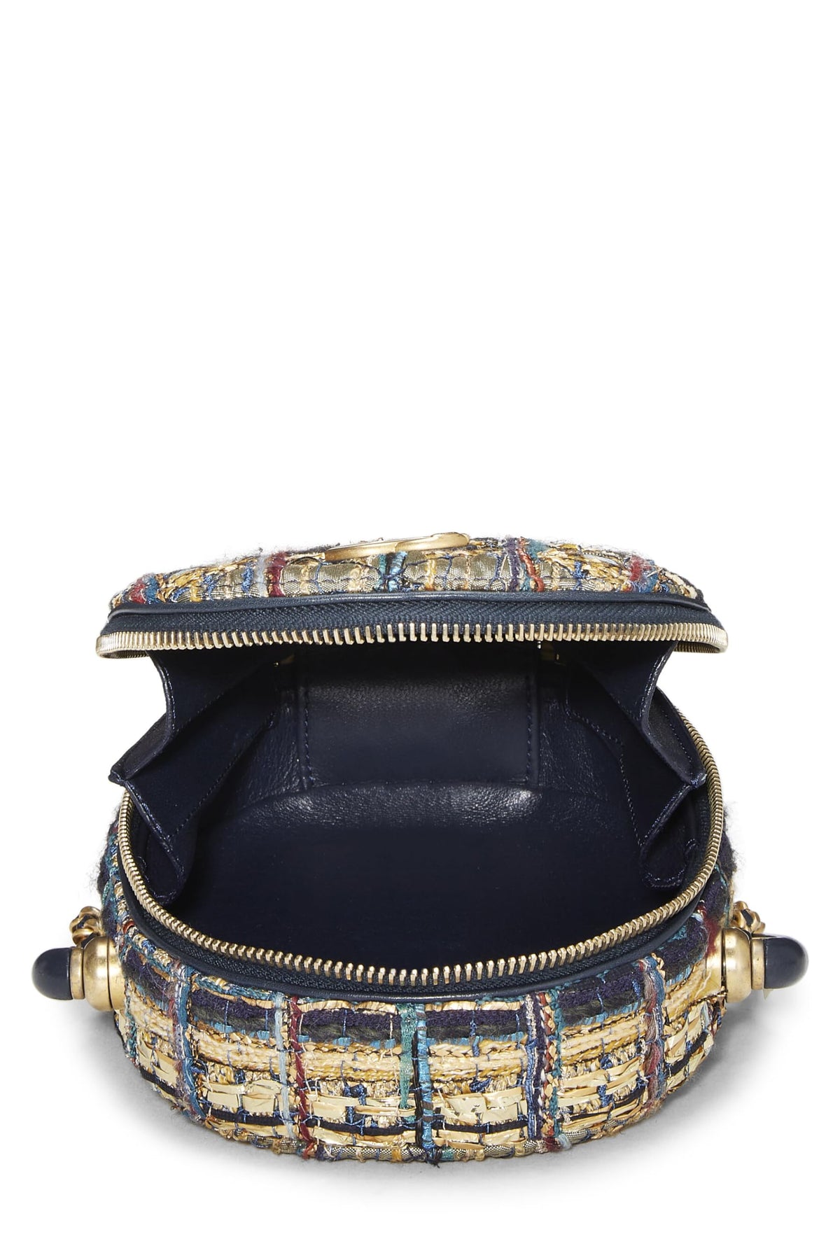 Chanel,  Paris-Egypt Metallic Gold Tweed Oval Bag, Multi