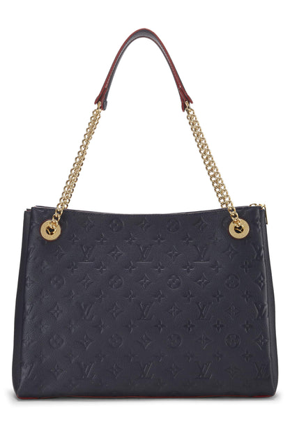 Louis Vuitton,  Blue Infini Monogram Empreinte Surene MM, Navy