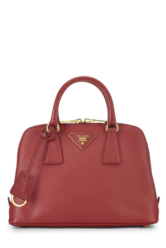 Prada,  Red Saffiano Promenade Mini, Red