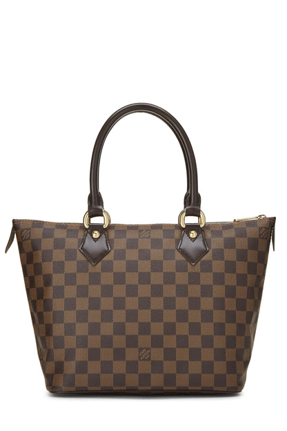 Louis Vuitton,  Damier Ebene Saleya PM, Brown