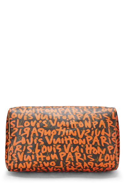 Louis Vuitton,  Stephen Sprouse x Louis Vuitton Orange Graffiti Speedy 30, Orange