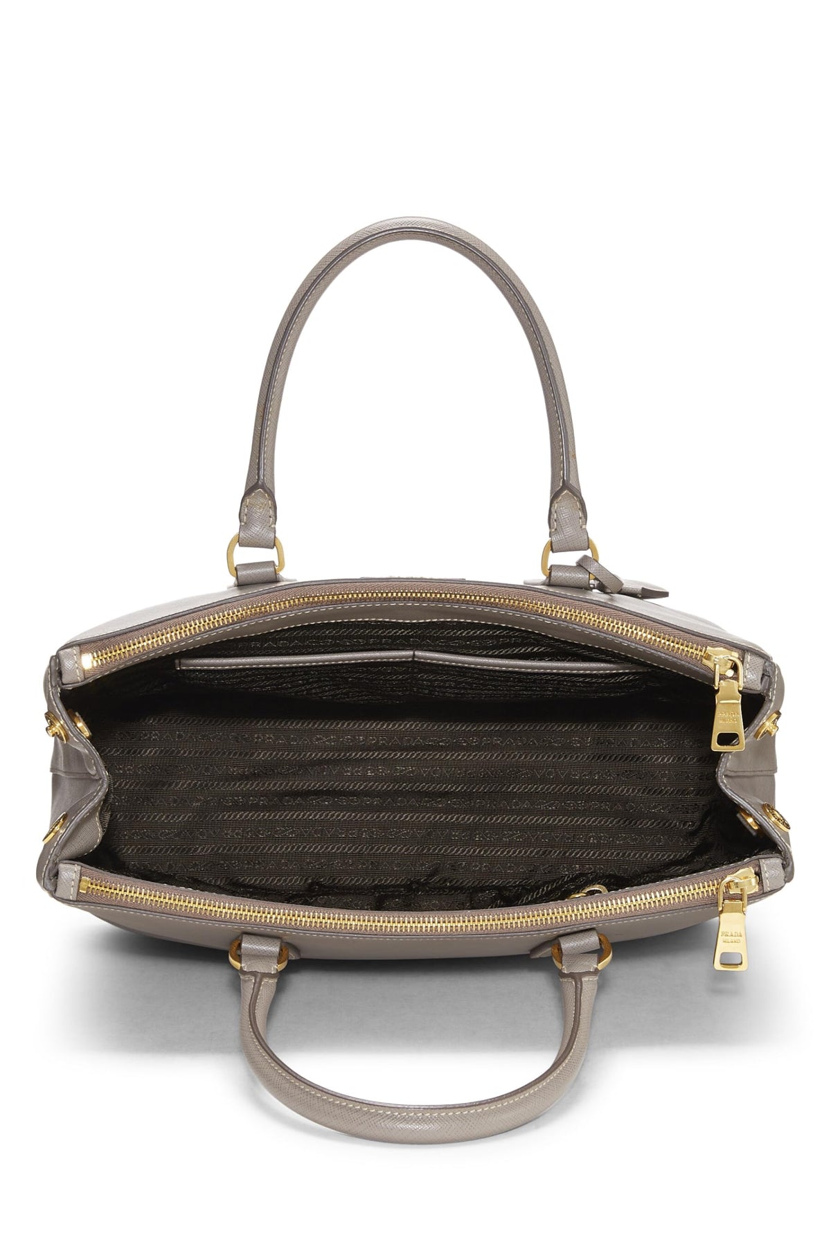 Prada,  Grey Saffiano Executive Tote Medium, Grey