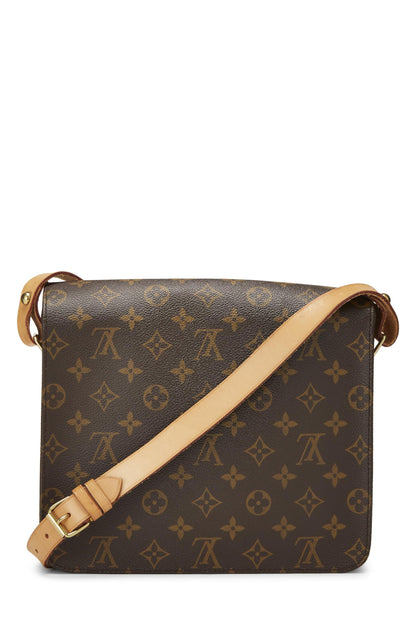 Louis Vuitton,  Monogram Canvas Cartouchiere GM, Brown