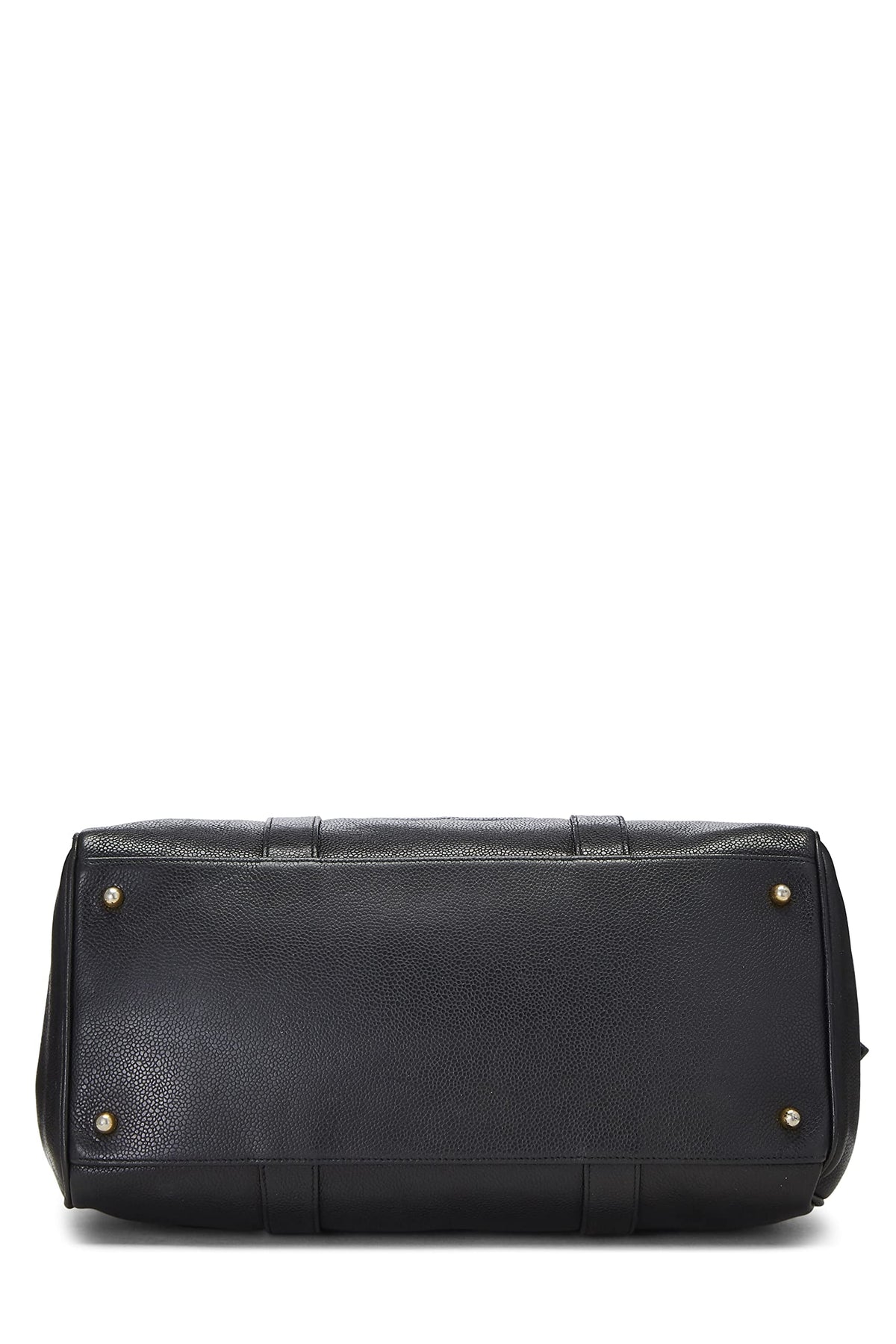 Chanel,  Black Caviar Boston Small, Black