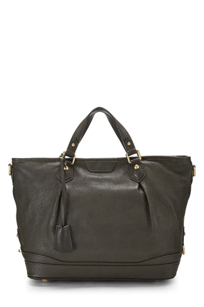 Louis Vuitton,  Green Monogram Mahina Leather Stellar PM, Green