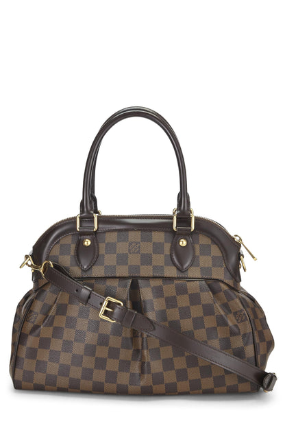 Louis Vuitton,  Damier Ebene Trevi PM, Brown