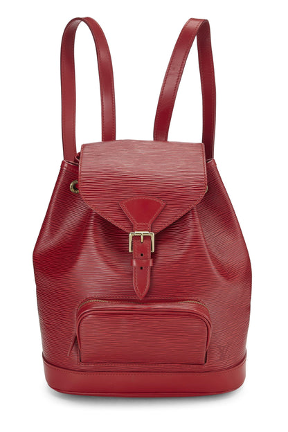 Louis Vuitton,  Red Epi Montsouris MM, Red