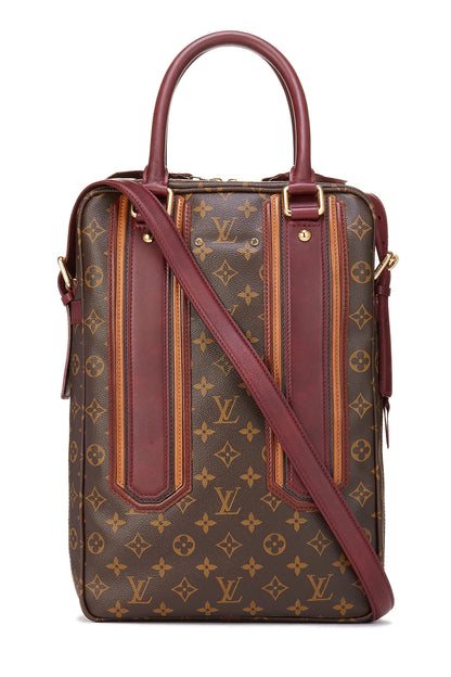 Louis Vuitton,  Monogram Canvas Bequia Porte-Documents Vertical, Brown