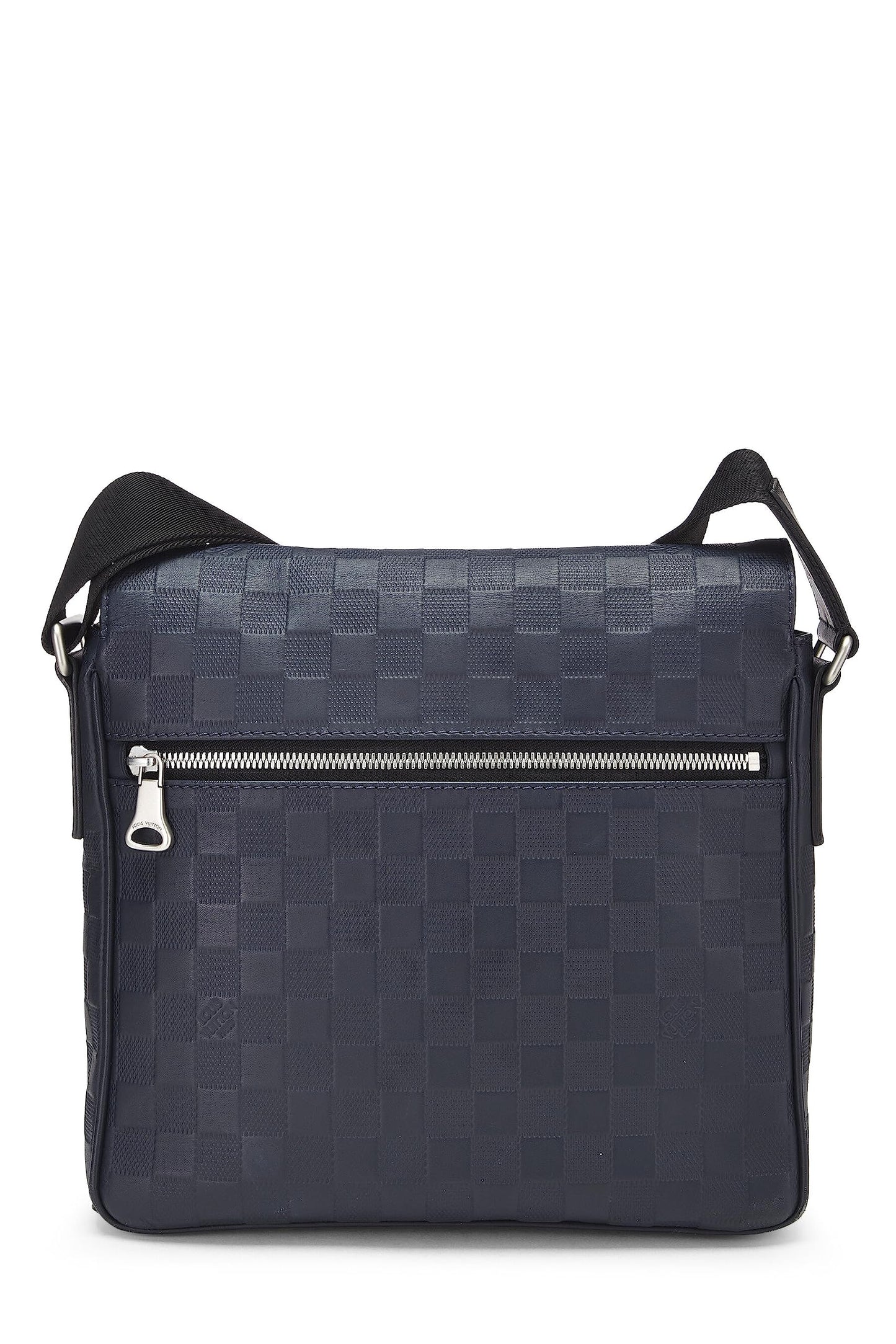 Louis Vuitton,  Navy Damier Infini District Messenger PM, Navy
