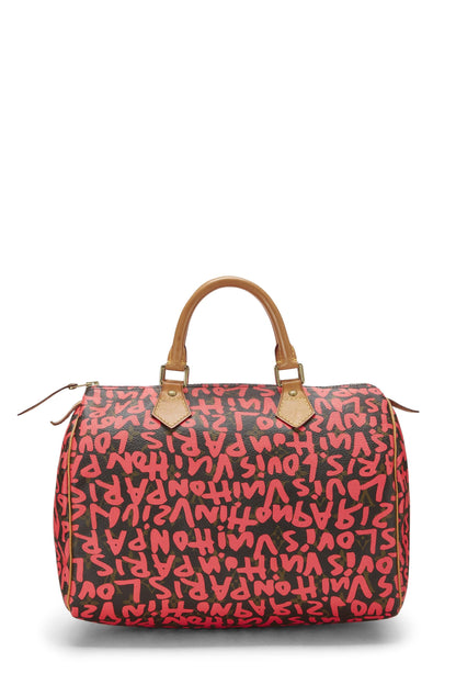 Louis Vuitton,  Stephen Sprouse x Louis Vuitton Monogram Pink Graffiti Speedy 30, Pink