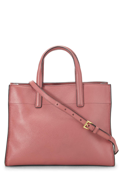 Prada,  Pink Saffiano Tote, Pink