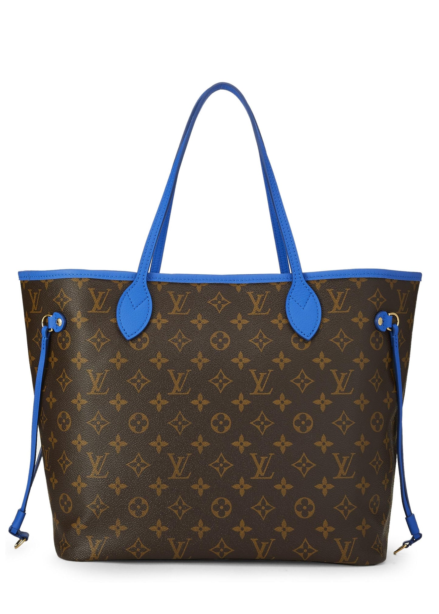 Louis Vuitton,  Blue Monogram Canvas Ikat Flower Neverfull MM, Blue