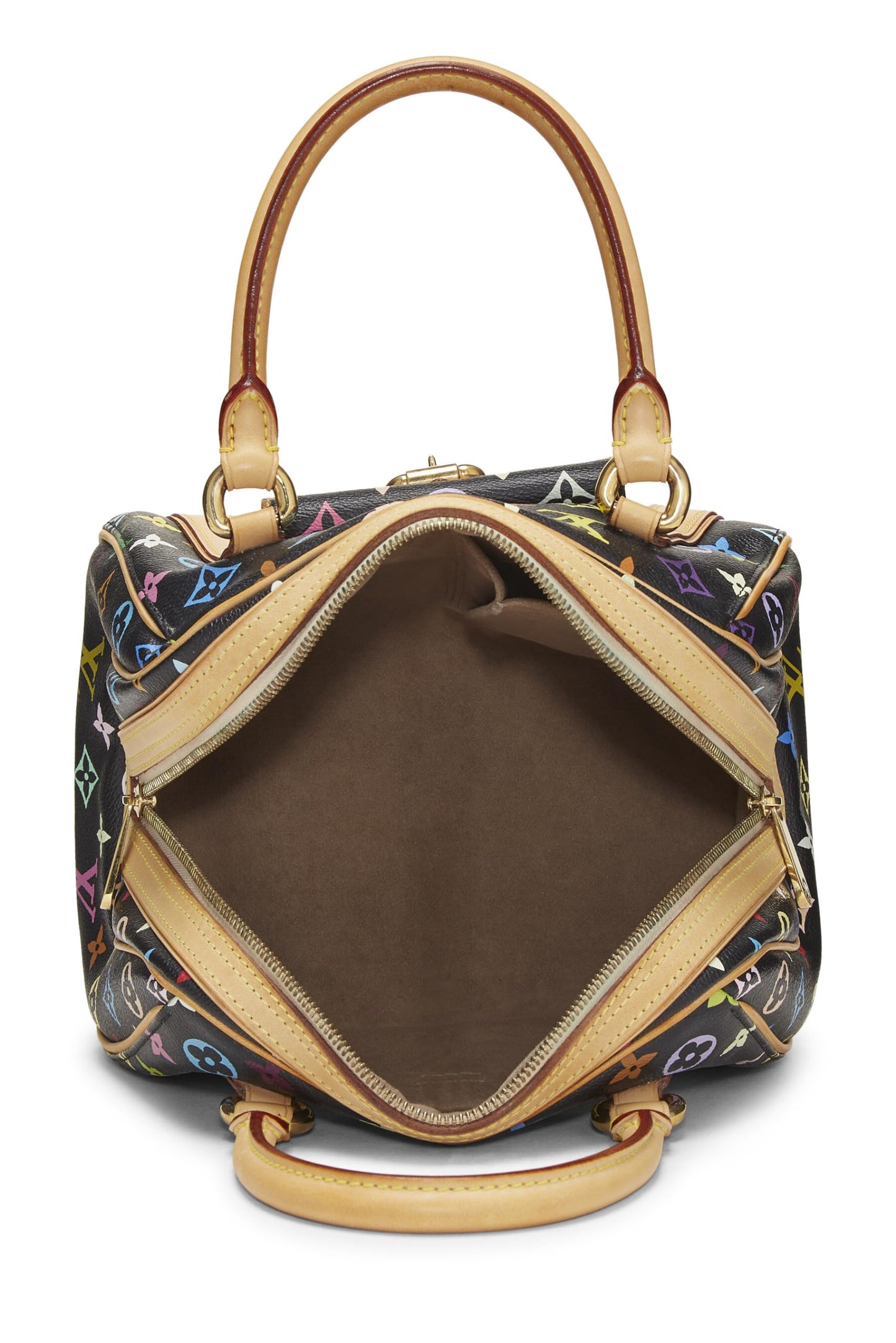 Louis Vuitton,  Takashi Murakami x Louis Vuitton Black Monogram Multicolore Priscilla, Black