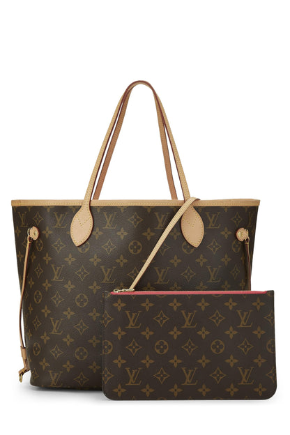 Louis Vuitton,  Pink Monogram V Neverfull MM, Pink