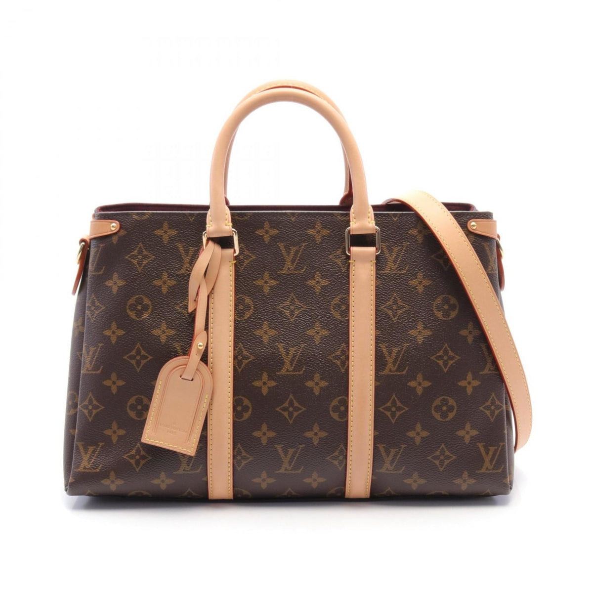 Louis Vuitton Monogram  Coated Canvas Leather Handbag