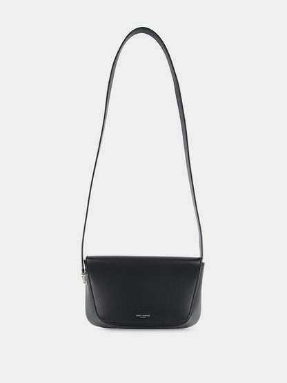 Black Small Leather Crossbody Bag